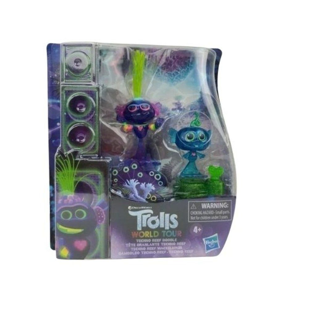 DreamWorks Trolls World Tour Techno Reef Bobble with 2 Figures
